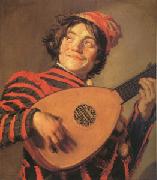 Frans Hals Jester with a Lute (mk05) USA oil painting reproduction